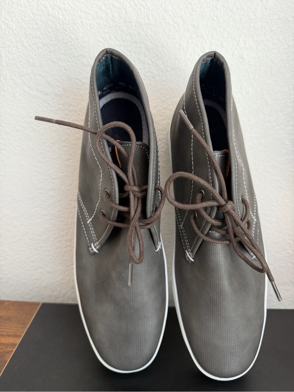 Ben Sherman Men's Grey Lace-Up Casual Shoes size 9